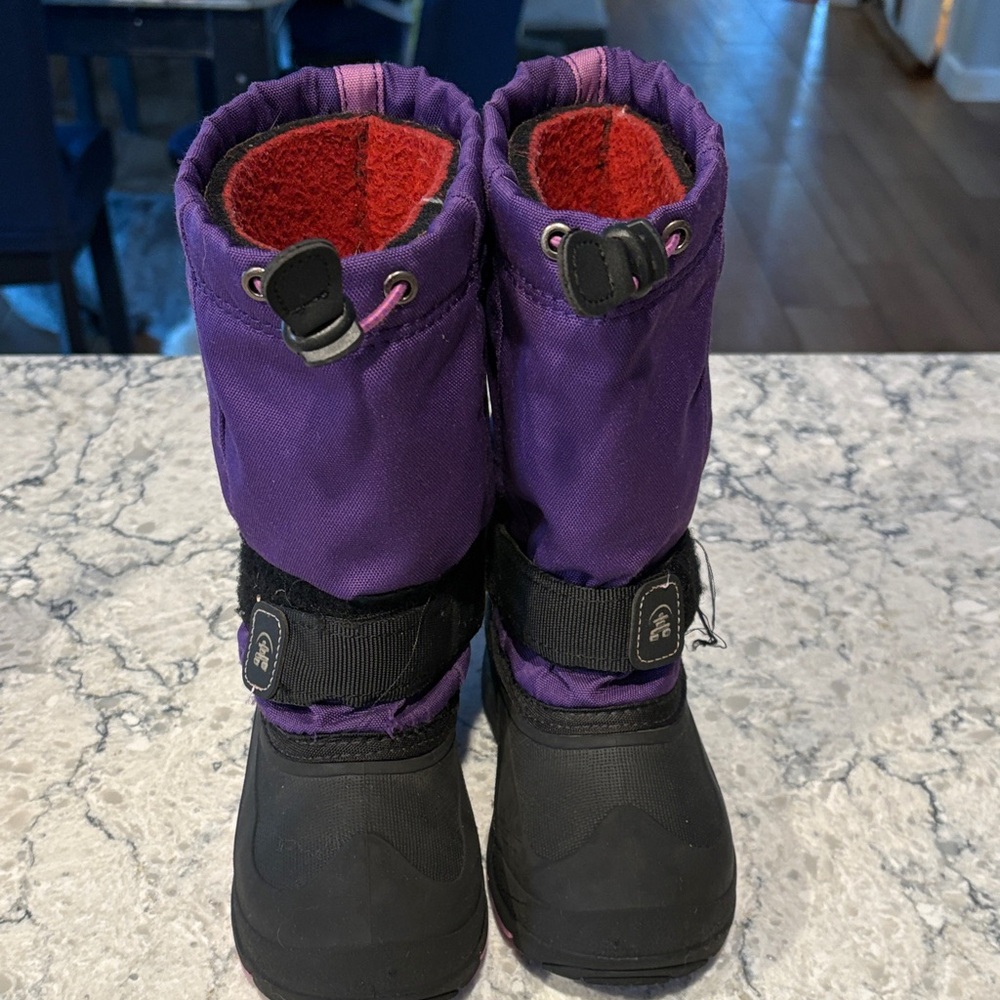 Kamik Purple and Black Snow Boots